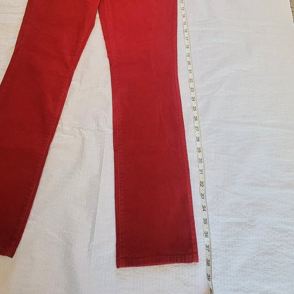 Talbots Red Corduroy Style Red Pants - Picture 10 of 11